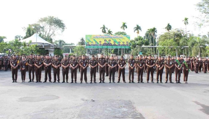 Apel Pencanangan Zona Integritas Menuju WBK dan WBBM Kejati Sumut