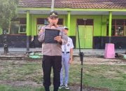 Kapolsek Pesisir Utara Menjadi Inspektur Upacara Bendera di SMAN 1 Lemong