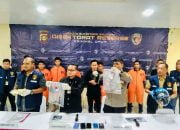 Polda Sumsel Tangkap 7 Pelaku Curas Sadis yang Lukai Nasabah Bank