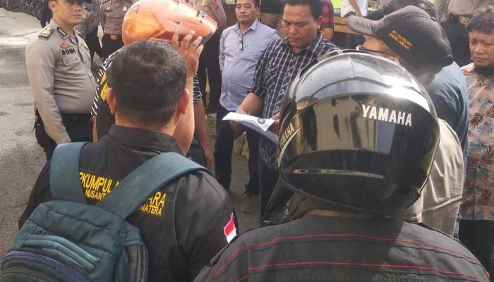 Perkumpulan PENJARA Gelar Aksi Unjuk Rasa di Polresta Deli Serdang