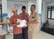 Pemdes Panyepen Salurkan Bansos Beras Kepada 313 KPM