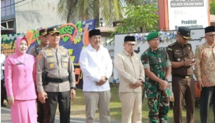 Bupati Anwar Sadat Hadiri Sertijab Kapolres Tanjung Jabung Barat