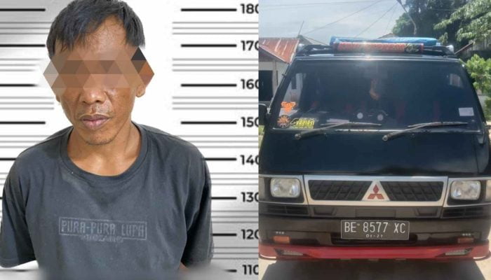 Tekab 308 Presisi Satreskrim Polres Pesisir Barat Tangkap Pelaku Pencurian Mobil