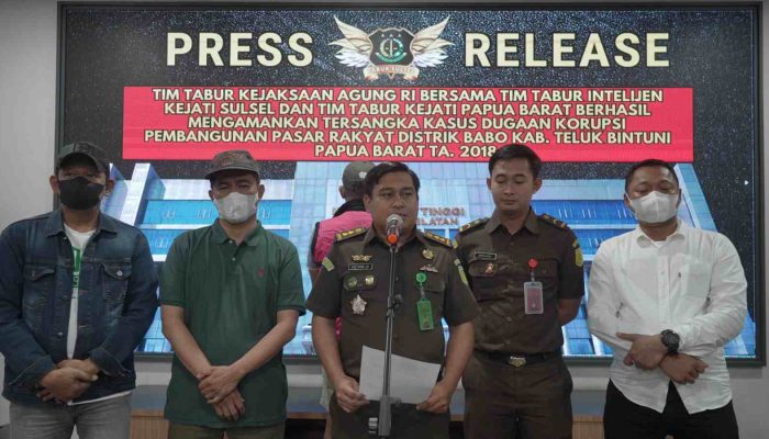 Buronan Kasus Dugaan Korupsi Pembangunan Pasar Rakyat di Teluk Bintuni Berhasil Ditangkap