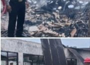 Gedung Lab & Perpus SMPN 2 Kec Babalan Hangus Terbakar