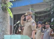 Bupati DS Jadi Pembina Upacara Bendera SMA Negeri 1 Bangun Purba & Serahkan KTP Elektronik