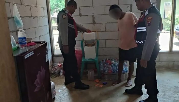 Operasi Pekat Jelang Ramadhan, Ratusan Botol Miras Kembali Diamankan Tim Patroli Siraju Polres Jepara