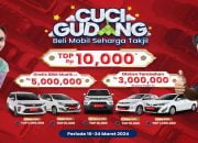 TDP 10.000 Hadir Lagi di Cuci Gudang Mobil Bekas Caroline.id Spesial Lebaran 2024