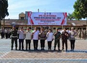 Bupati Karo Hadiri Apel Gelar Pasukan Ops Keselamatan Toba 2024