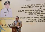 Pemkab Pakpak Bharat Ikuti Pendidikan dan Pelatihan serta Melaunching Fokus Pengawasan Inspektorat Pakpak Bharat Tahun 2024