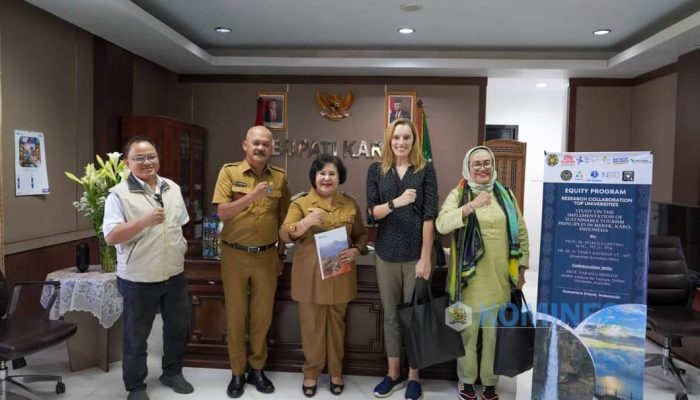 Bupati Karo Terima Kunjungan Diskusi dari Pusat Unggulan IPTEK
