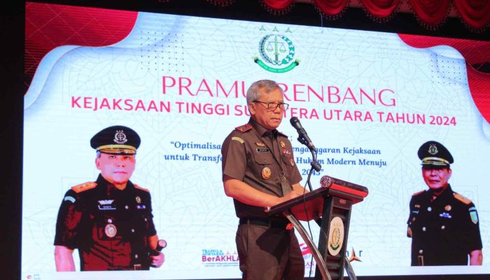 Buka Pra Musrenbang, Kajati Sumut : Optimalisasi Perencanaan untuk Penegakan Hukum yang Humanis dan Modern