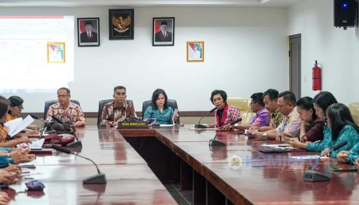 Wakil Bupati Karo Hadiri Rapat Koordinasi Desa Percontohan Program Pokok Tahun 2024