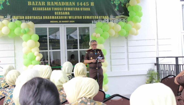 Kajati Sumut Idianto Apresiasi Bazar dan Pasar Murah Ramadan IAD Wilayah Sumut