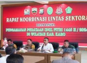 Wakil Bupati Karo Hadiri Rapat Persiapan Pengamanan Idul Fitri 1445 H