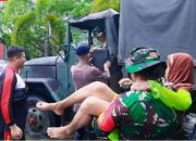 Korban Banjir Genuk Dievakuasi Prajurit Kodam IV/Dip