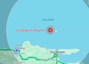 Gempa M6,0 Guncang Tuban Jatim, Getaran Terasa Sampai Demak, Semarang dan Kendal