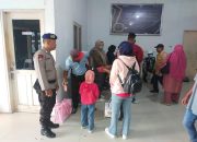 Pastikan Penumpang Kapal Merasa Aman, Sat Polairud Polres Tanjung Balai Melaksanakan Pengecekan di Tangkahan Teluk Nibung