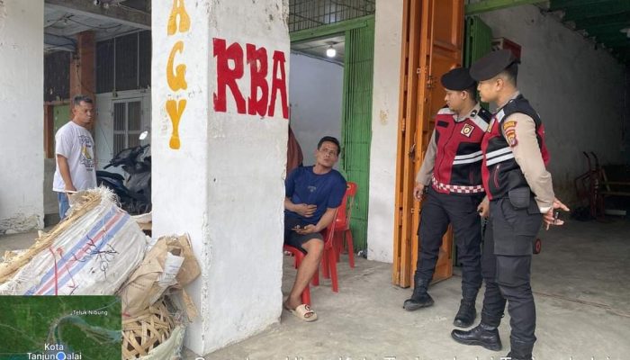 Cegah Gangguan Kamtibmas, Sat Samapta Polres Tanjung Balai Patroli di Daerah Rawan Gangguan Kamtibmas