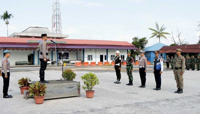 Polres Taput Siagakan 7 Pos Pengamanan Arus Mudik dan Balik Hari Raya Idul Fitri 1445 H