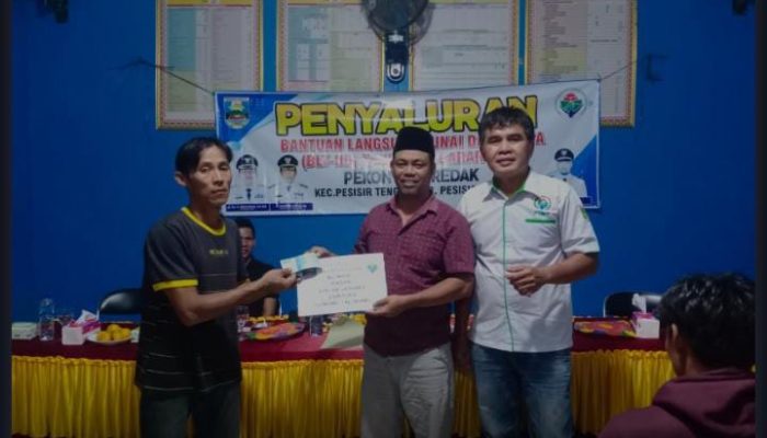 Pekon Way Redak Bagikan BLT Dana Desa Tahun 2024 Tahap I