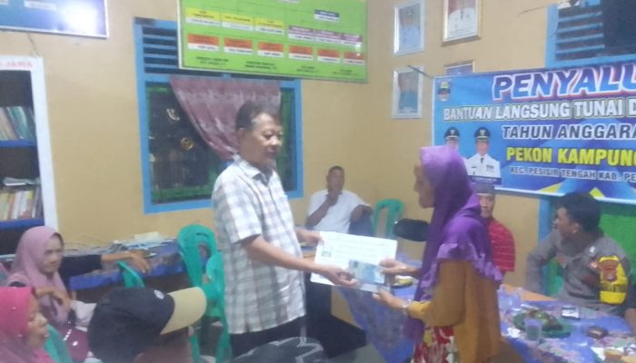 Pekon Kampung Jawa Salurkan BLT-DD Tahap 1 Tahun 2024