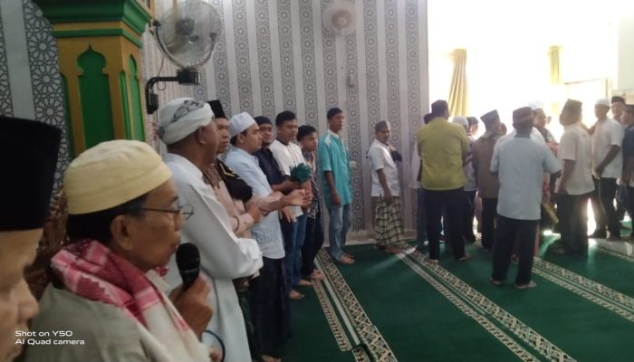 Perkuat Silaturahmi, Masyarakat RT 18 RW 03 Pagar Agung Adakan Halal Bihalal di Masjid Muhajirin