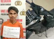 Kurang Dari 2 Jam, Polsek Datuk Bandar Ciduk Pelaku Curanmor
