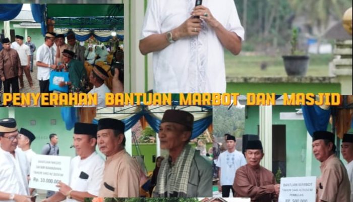 Pasangan Kepala Daerah Pesibar Hadiri Safari Ramadhan di Pekon Negeri Ratu