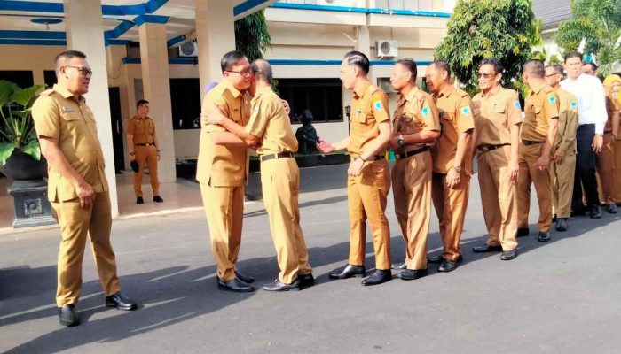 PJ Bupati Lahat Bersama Sekda Gelar Apel Pagi dan Halal Bihalal