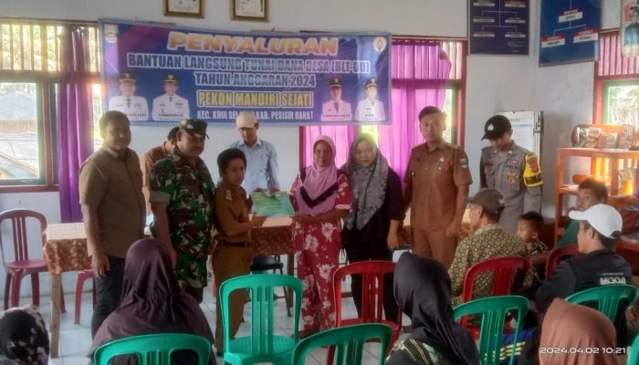 Pekon Mandiri Sejati Realisasikan BLT DD Tahap 1 Kepada 45 KPM