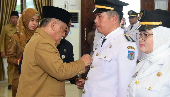 HM Ali Yusuf Siregar Lantik 89 Pejabat Pemkab Deli Serdang