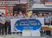 Semarak Ramadhan dan Peringatan HBP ke 60, Karutan Labuhan Deli Bagikan Takjil Kepada Masyarakat dan Pengendara