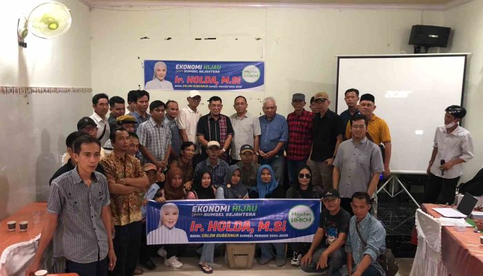 Warga OKU Siap Mendukung Ir Holda, M.Si Maju Untuk Calon Gurbenur Sumatera Selatan