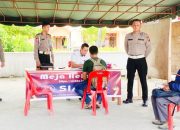 Polres Nias Selatan Lakukan Pengamanan di Kantor KPU Nias Selatan