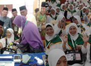 Jemaah Haji Kloter 1 Asal Asahan Tiba di Asrama Haji Medan