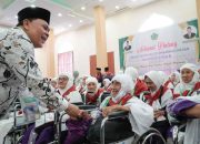 Kakanwil Kemenag Sumut Sambut Kedatangan Jemaah Calon Haji Kloter 3 Asal Madina