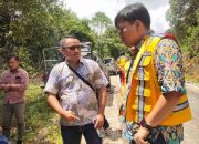Kadis PUTR dan Perhubungan Pakpak Bharat Melaksanakan Penelitian Lapangan Serah Terima Hibah Barang Milik Negara