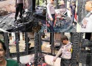 Dua Unit Rumah Ludes Terbakar di Adiankoting Taput