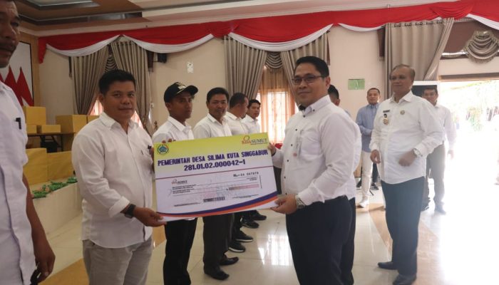 Wakil Bupati Pakpak Bharat Hadiri Acara Launching Rekening Kas Desa Bank Sumut