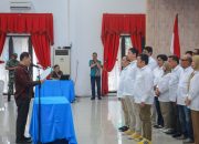 Pengurus Persatuan Wartawan Pemko Medan Dilantik, Walikota :  Pembangunan Kota Butuh Dukungan Media