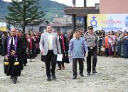 Bupati Pakpak Bharat Hadiri Peresmian Gereja Kristen Protestan di Kota Salak