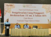 Kajati Sulsel Hadiri Acara Supervisi dan Bimtek Optimalisasi Penyelesaian UP Berdasarkan UU No 13 Tahun 1971