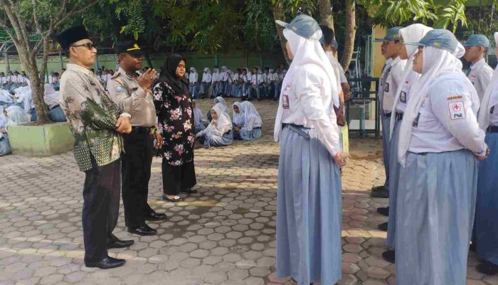 Berikan Pesan Kamtibmas Kepada Guru dan Murid, Sat Binmas Polres Tanjungbalai Hadir di SMA 1 Kota Tanjungbalai