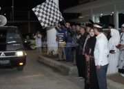 Bupati Pesisir Barat Lepas Rombongan Pawai Takbir Keliling Sambut Hari Raya Idul Adha 1445 H