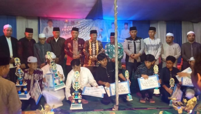 Bupati Tanjab Barat Resmi Tutup Festival Bedug dan Takbir