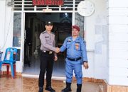 Personel Polsek Teluk Dalam Polres Nias Selatan Melaksanakan Patroli Dialogis di Kantor dan Gudang Logistik KPU