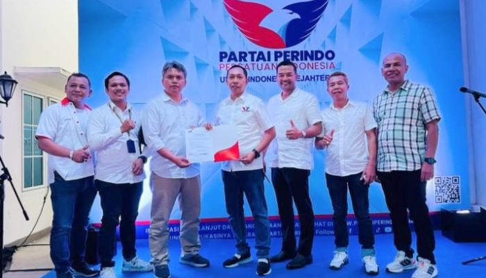 Partai Perindo Tetapkan Jonius TP Hutabarat – Deni Lumbantoruan Paslon Bupati/Wakil Bupati Taput