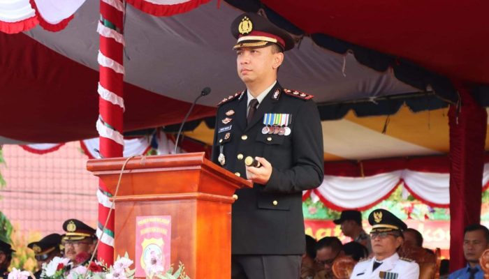 Inilah Harapan Kapolres Nias Selatan pada HUT Bhayangkara Ke-78 di Lapangan Orurusa