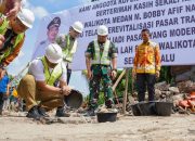 Peletakan Batu Pertama Revitalisasi Pasar Akik, Ini Pesan Walikota Medan